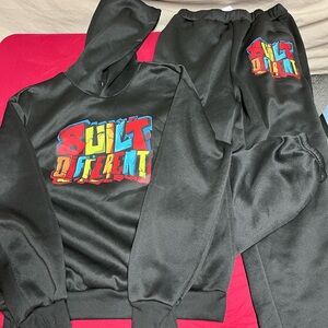 BUILT DIFFERENT Sweatsuit  Size 16Y